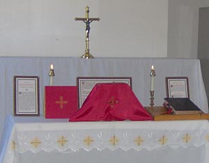 Port Hardy Chapel altar