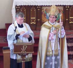 Fr. Violette and Bishop de Galereta