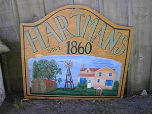 Hartman's sign