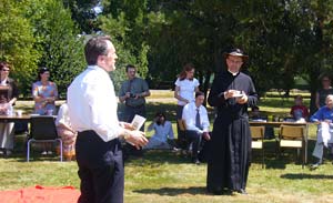 Fr. Boulet's farewell toast