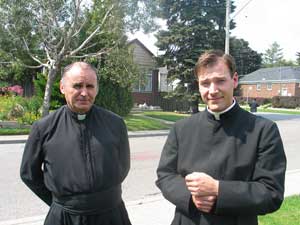 Br. Matthew and  Fr. Dominic May