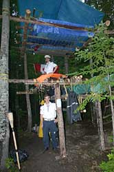 Boys Scouts at camp