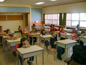 children listen attentively