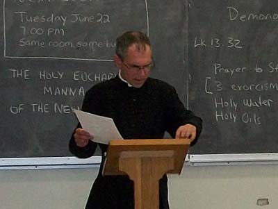 Fr Rusak lecture