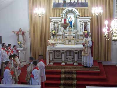 solemn high mass with fr Weger