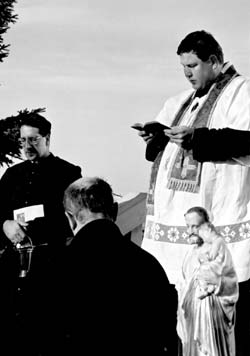 Fr. Okerse at St. Joseph's Shrine