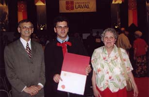 scholar with parents