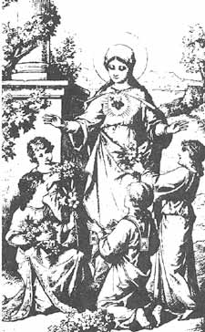 Mary with children