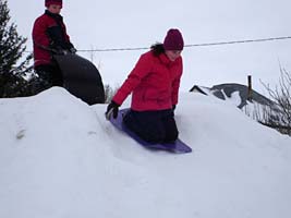 sledding