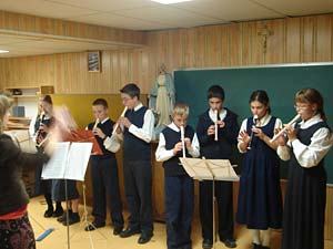 student recorder ensemble