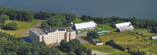 Holy Family School - arial view