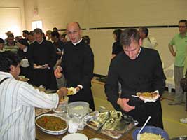 priests at pot luch