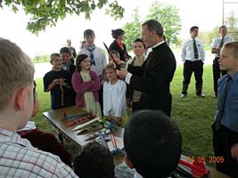 Fr Scott judges the rockets