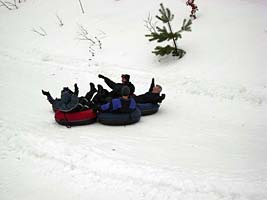 snow tubing