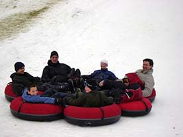 snow tubing