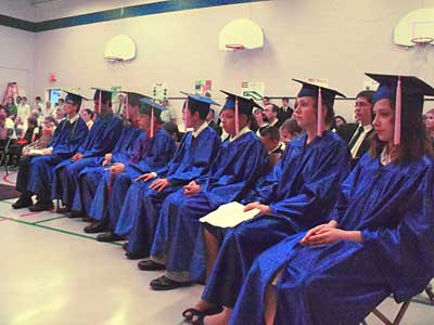 Grade eight graduates