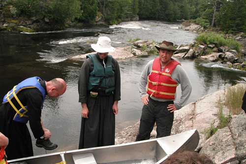 Canoe trip portage