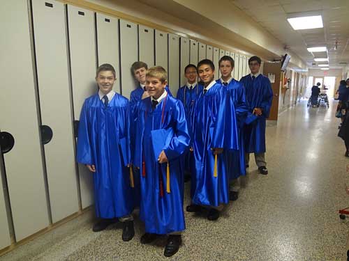 grade eight graduates OLMC