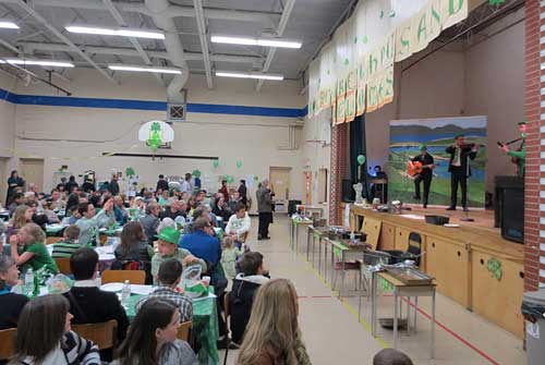 Guests at St. Patrick’s Day Auction and Dinner