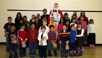 St. Nicholas with the children