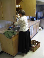 organizing cupboards