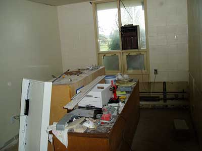 unfinished  office