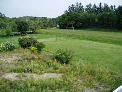 school's sports fields