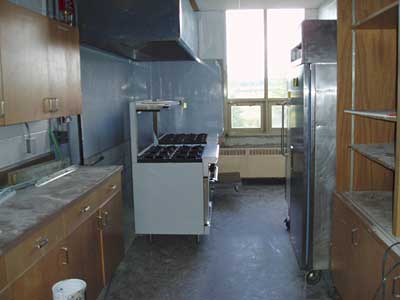 Priory kitchen under construction